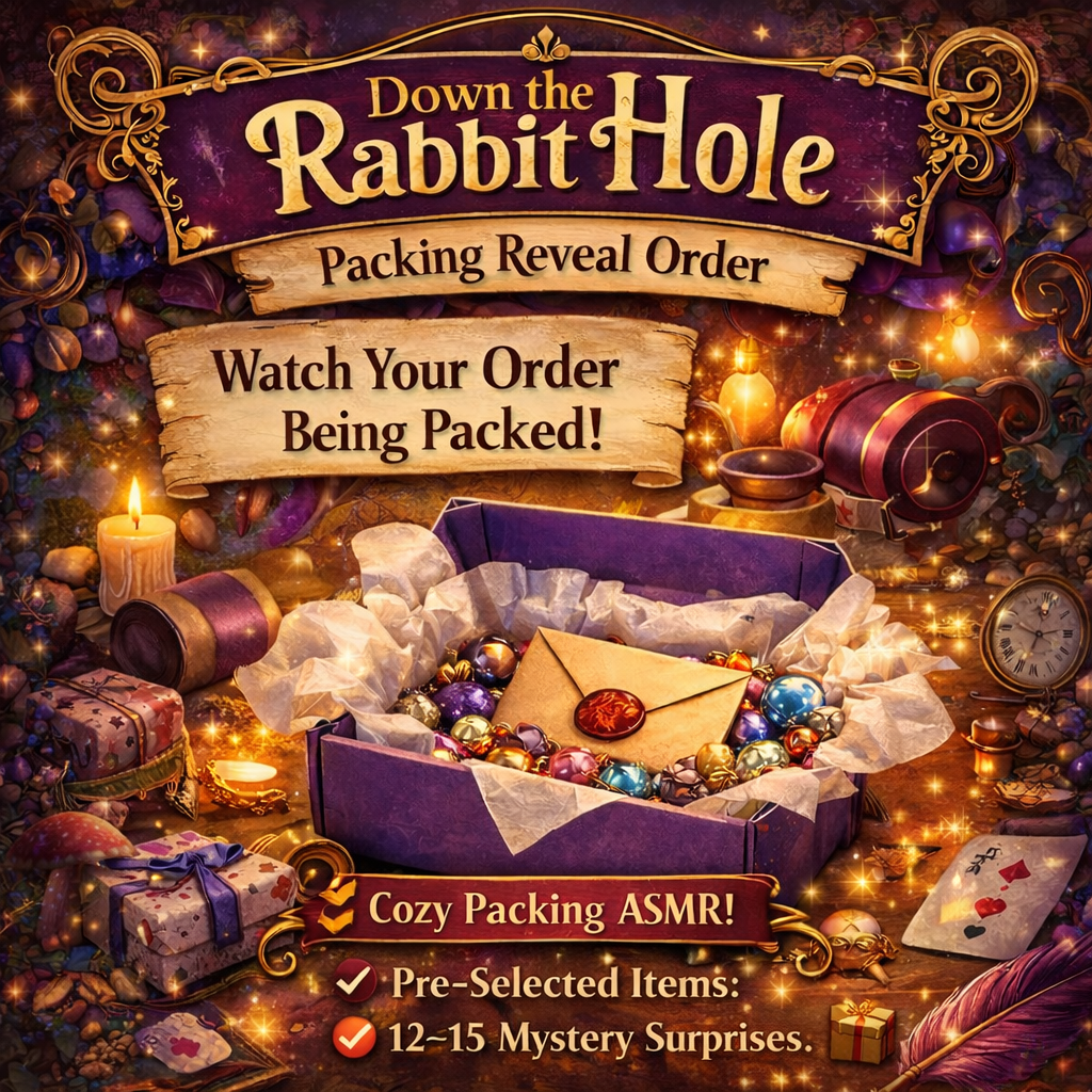 ADD ON: 📦 Down the Rabbit Hole – Packing Reveal Order